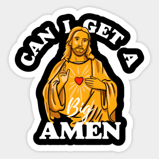 Jesus Bible Christian Amen Hallelujah - Biblical Sticker